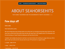 Tablet Screenshot of about.seahorsehits.com